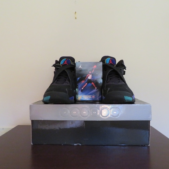 Air Jordan 8 Aqua 2007 Size 10 VNDS - Picture 1 of 6